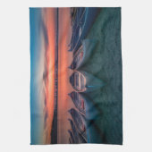 Wasser | St. Louis Missouri Bay Geschirrtuch (Vertikal)