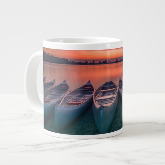 Wasser | St. Louis Missouri Bay Jumbo-Tasse (Vorderseite Links)