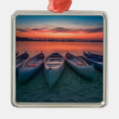 Wasser | St. Louis Missouri Bay Ornament Aus Metall (Vorne)