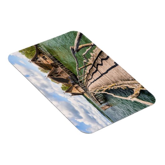 Wasser | Stilhäuser über dem Wasser Magnet (Rechte Seite)