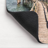 Wasser | Stilhäuser über dem Wasser Mousepad (Ecke)