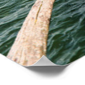 Wasser | Stilhäuser über dem Wasser Poster (Ecke)