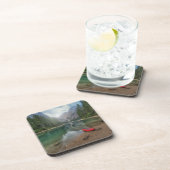 Wasser | Südtiroler See, Italien Getränkeuntersetzer (Rechte Seite)