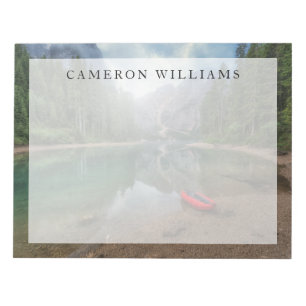 Wasser   Südtiroler See, Italien Notizblock