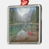 Wasser | Südtiroler See, Italien Ornament Aus Metall (Links)