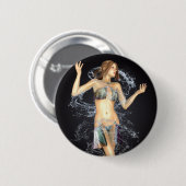 Wasser-Tänzer-Knopf Button (Vorne & Hinten)