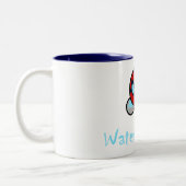 Wasser-Tasse Zweifarbige Tasse (Links)