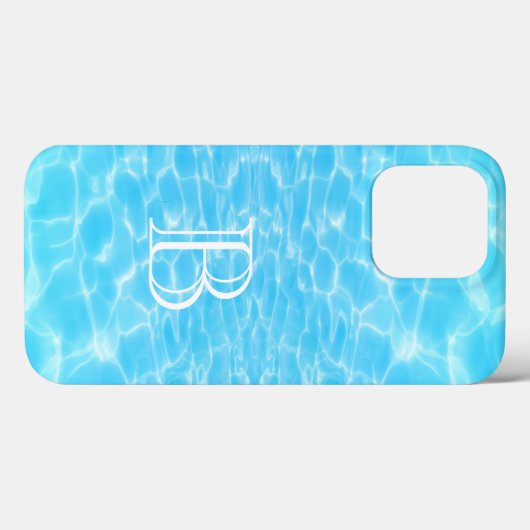 Wasser Texturwasserrippeln cool moderne Monogramm Case-Mate iPhone Hülle (Rückseite (Horizontal))