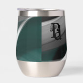 Wasser Trend Abstrakt Art Schwarz-weiß grün (Rechts)