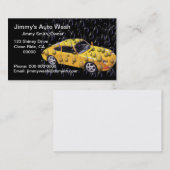 Wasser-Tröpfchen-Auto-Wäsche-Geschäfts-Karten Visitenkarte (Vorne/Hinten)