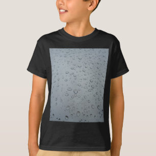 Wasser-Tropfen auf Fenster, T-Shirt