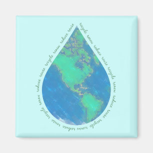 Wasser-Tropfen-Erdmagnet Magnet