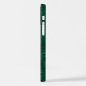 Wasser tropft auf grünem Metall iPhone Hülle (Linke Seite)