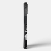 Wasser tropft auf schwarzem Glas Case-Mate iPhone Hülle (Rückseite / Rechts)