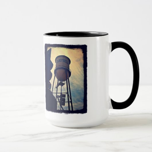 Wasser-Turm-Tasse Campbell CA Tasse (Rechts)