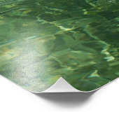 Wasser über dem Foto Gras II (blau und grün) (Ecke)