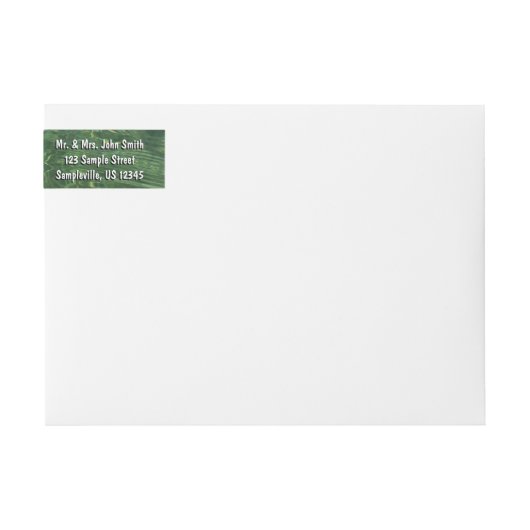 Wasser über dem Foto Gras II (blau und grün) (Vorderseite)