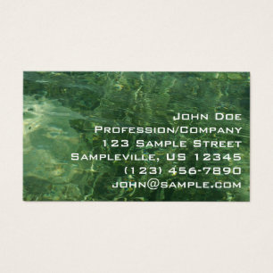 Wasser über dem Foto Gras II (blau und grün)