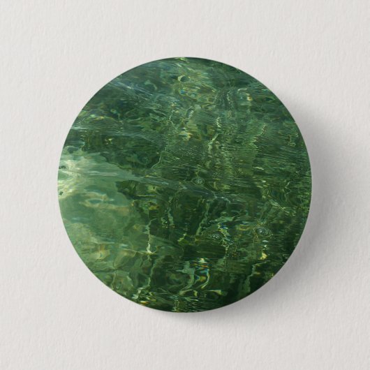 Wasser über dem Foto Gras II (blau und grün) Button (Vorderseite)