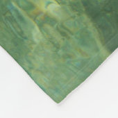 Wasser über dem Foto Gras II (blau und grün) Fleecedecke (Ecke)