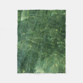 Wasser über dem Foto Gras II (blau und grün) Fleecedecke (Vorderseite)