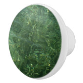 Wasser über dem Foto Gras II (blau und grün) Keramikknauf (Rechts)