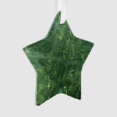 Wasser über dem Foto Gras II (blau und grün) Ornament (Vorderseite)