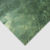 Wasser über dem Foto Gras II (blau und grün) Seidenpapier (Ausschnitt)