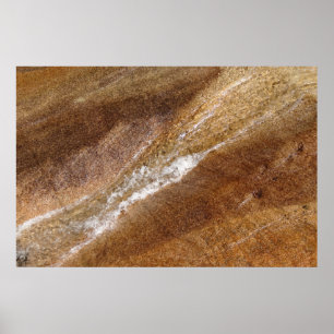 Wasser über Granit am Franconia Notch Flume Poster