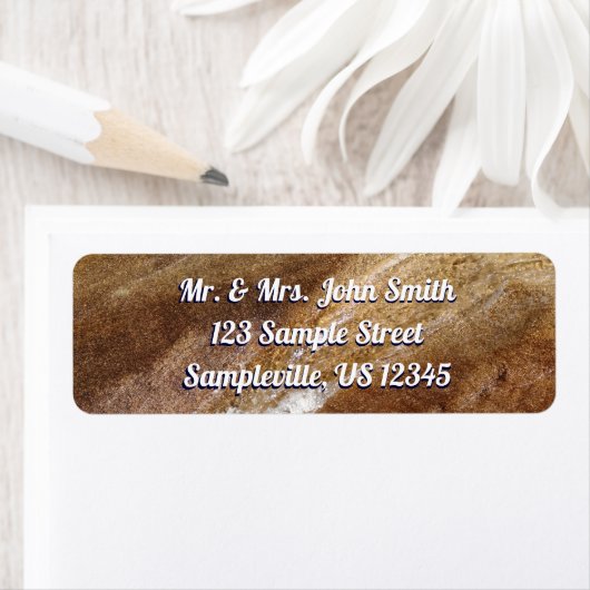 Wasser über Granit auf der Franconia-Ebene Flume (Insitu)