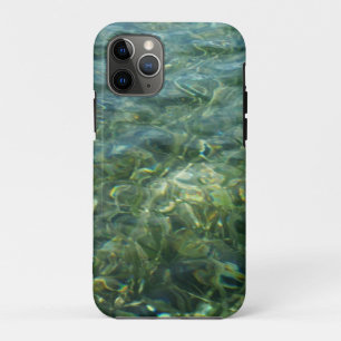 Wasser über Meeresgras I Karibik iPhone 11 Pro Hülle
