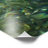 Wasser über Meeresgras I Karibik Fotodruck (Ecke)