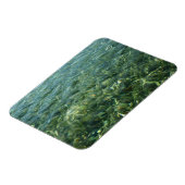 Wasser über Meeresgras I Karibik Magnet (Linke Seite)