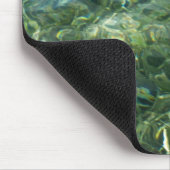 Wasser über Meeresgras I Karibik Mousepad (Ecke)