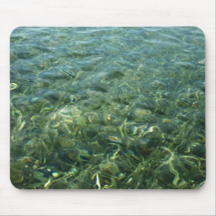 Wasser über Seegras I Karibische Natur Mousepad