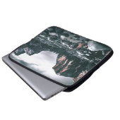 WASSER UND BERGE LAPTOPSCHUTZHÜLLE (Vorne Knopf)