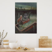 Wasser und Brunnen - Poster (Küche)