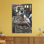 Wasser und doch mit Wüstenwind-Jerusalem geküsst Leinwanddruck (Insitu (Wohnzimmer))