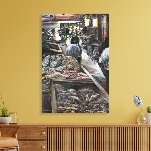 Wasser und doch mit Wüstenwind-Jerusalem geküsst Leinwanddruck (Insitu (Wohnzimmer))