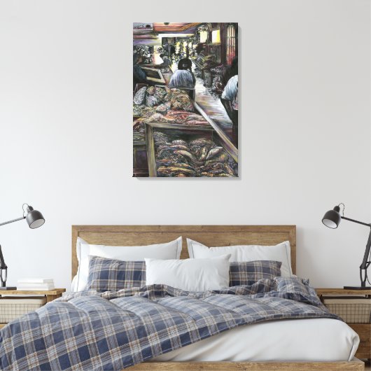 Wasser und doch mit Wüstenwind-Jerusalem geküsst Leinwanddruck (Insitu (Schlafzimmer))