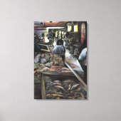 Wasser und doch mit Wüstenwind-Jerusalem geküsst Leinwanddruck (Vorderseite)