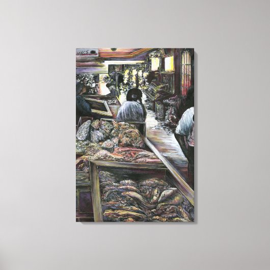 Wasser und doch mit Wüstenwind-Jerusalem geküsst Leinwanddruck (Vorderseite)