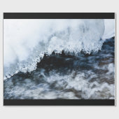 Wasser und Eis Geschenkpapier (Flach)