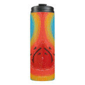 Wasser und Feuer sind wie Yin und Yang in Harmonie Thermosbecher (Vorderseite)