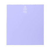 WASSER UND GETRÄNKWEIN gerettet Notizblock (Vorderseite)