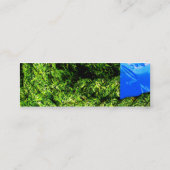 Wasser und Gras - dünn Mini Visitenkarte (Rückseite)