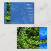 Wasser und Gras - mollig Visitenkarte (Vorne/Hinten)