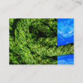 Wasser und Gras - mollig Visitenkarte (Rückseite)