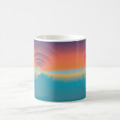 Wasser und Horizont Kaffeetasse (Mittel)