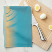 Wasser und Horizont Küchentuch (Viertel Falte)